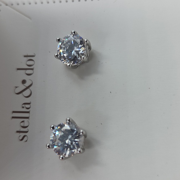 Stella & Dot Sparkle Studs Earrings - Picture 2 of 4